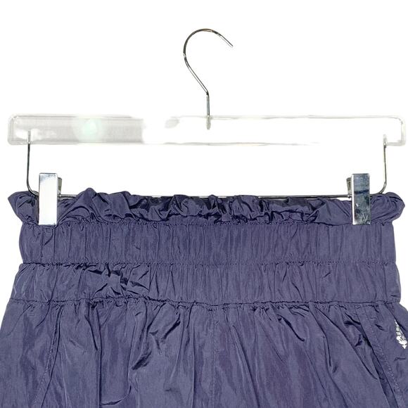 Free People M FP Movement Way Home Short High Waist Deep Sea Blue - Picture 5 of 11